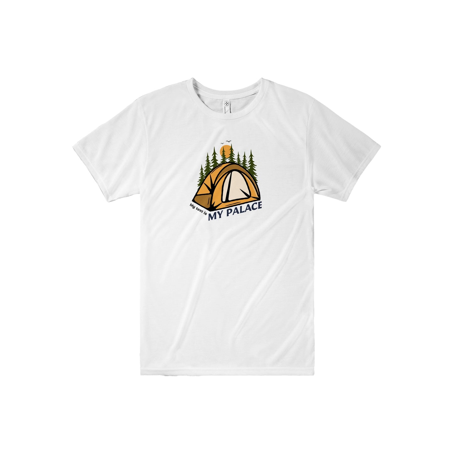 "My Tent is My Palace" Crewneck Performance T-shirt - Unisex