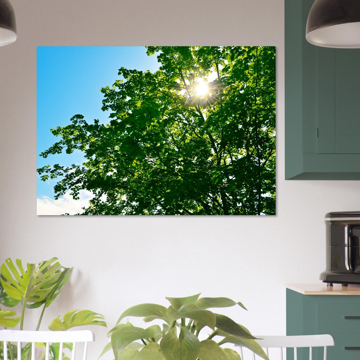 Sun-rays Through The Leaves - Premium Matte Paper Poster