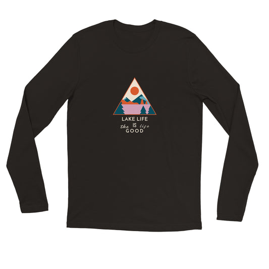 "Lake Life is The Good Life" Premium Longsleeve T-shirt - Unisex