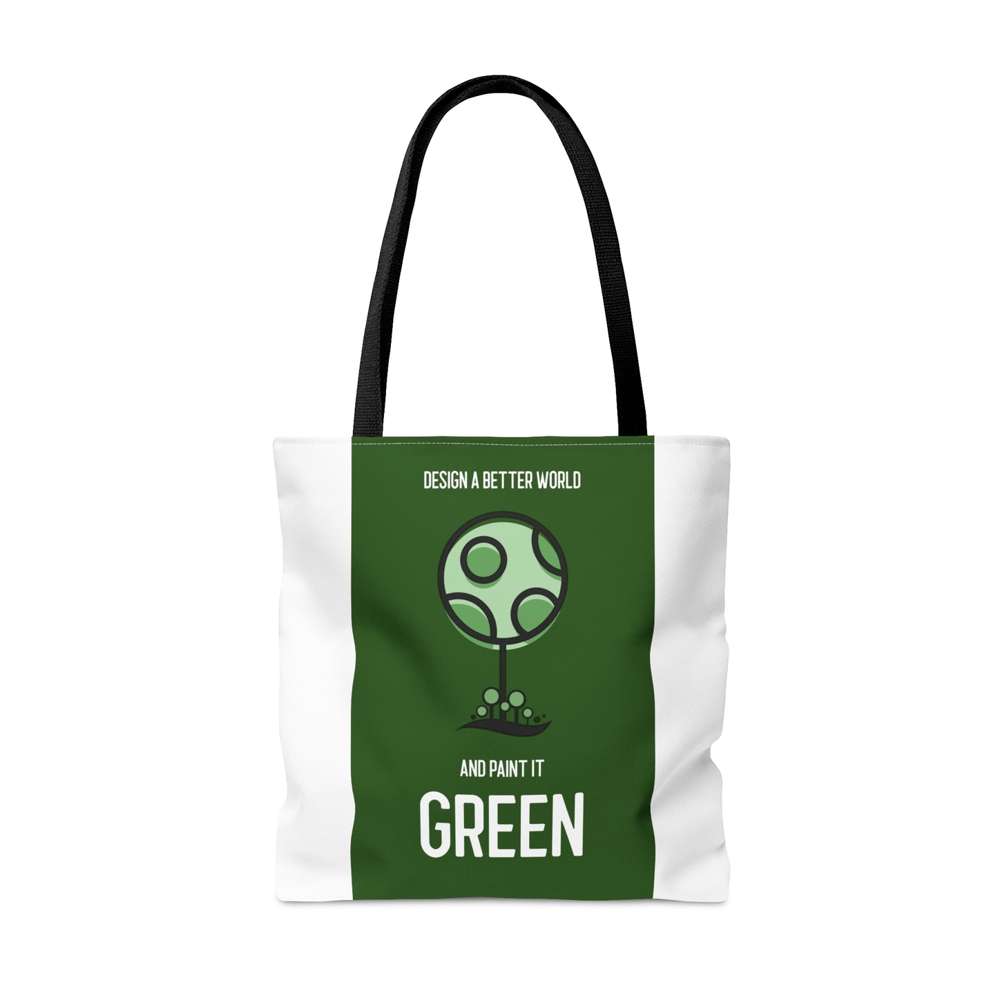 Paint the World Green Tote Bag