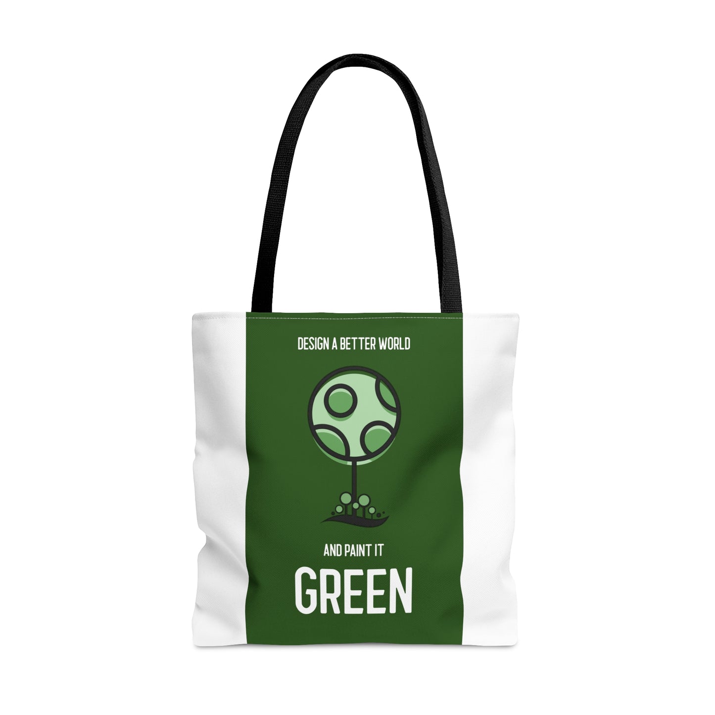 Paint the World Green Tote Bag