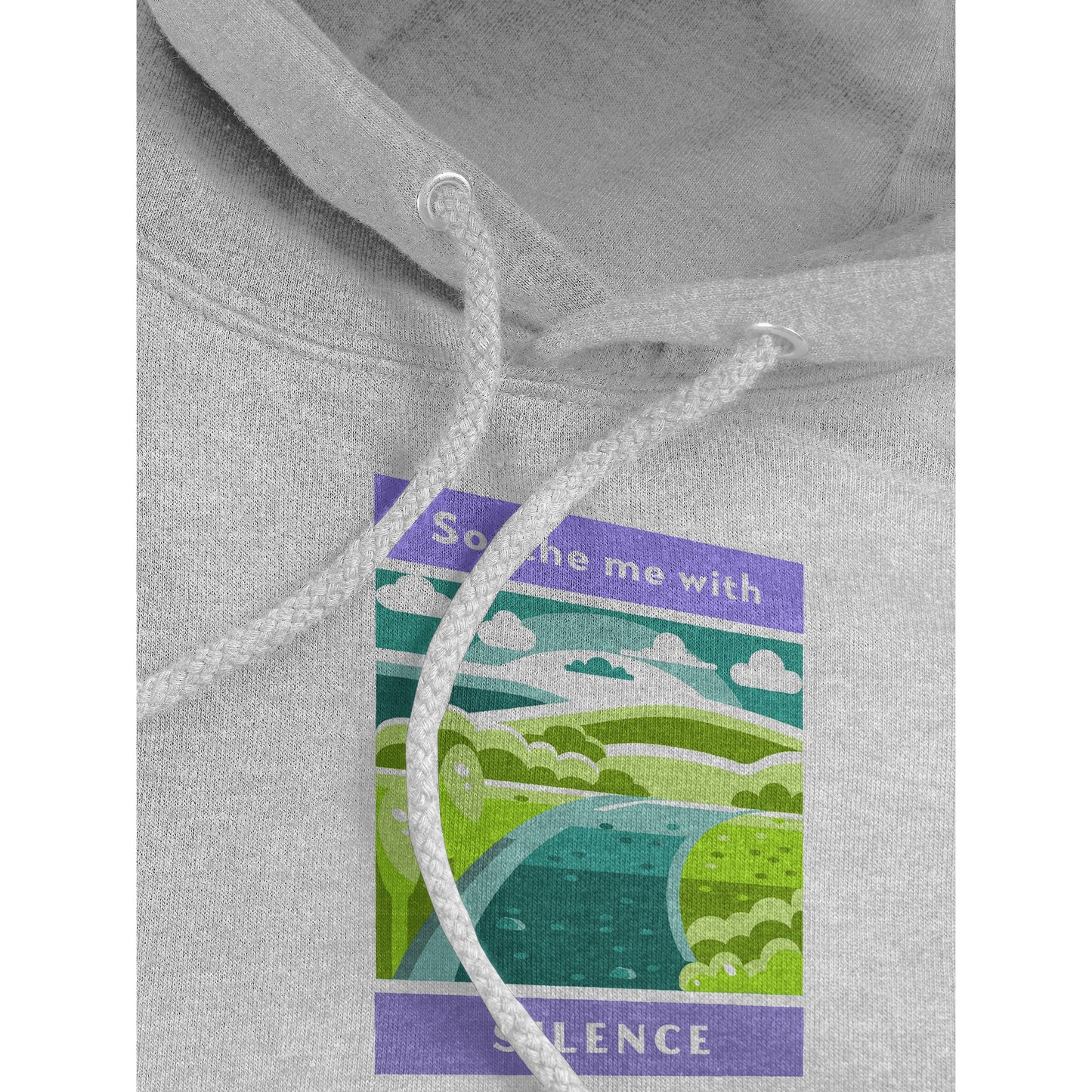 "Soothe Me with Silence" Open Road Premium Hoodie - Unisex