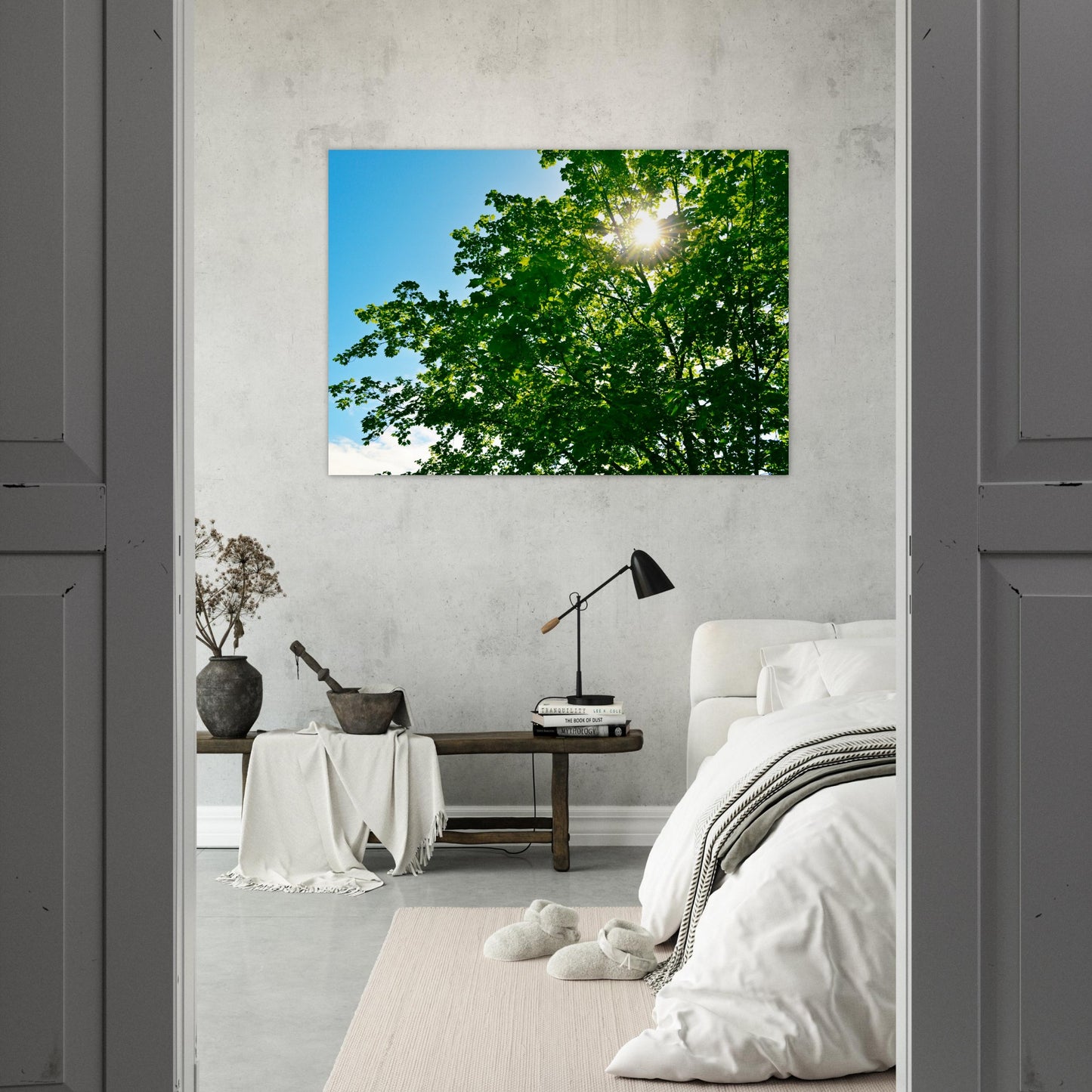 Sun-rays Through The Leaves - Premium Matte Paper Poster