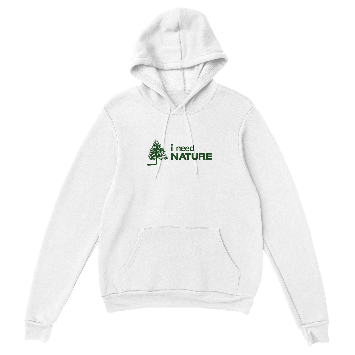 I Need Nature Logo Classic Pullover Hoodie - Unisex