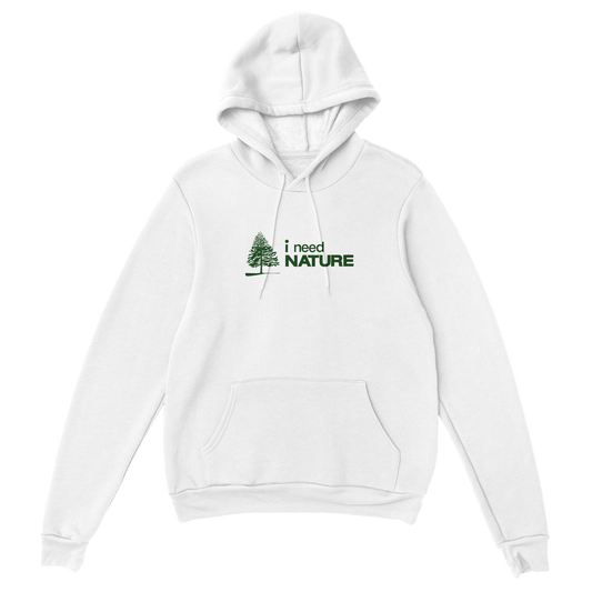 I Need Nature Logo Classic Pullover Hoodie - Unisex