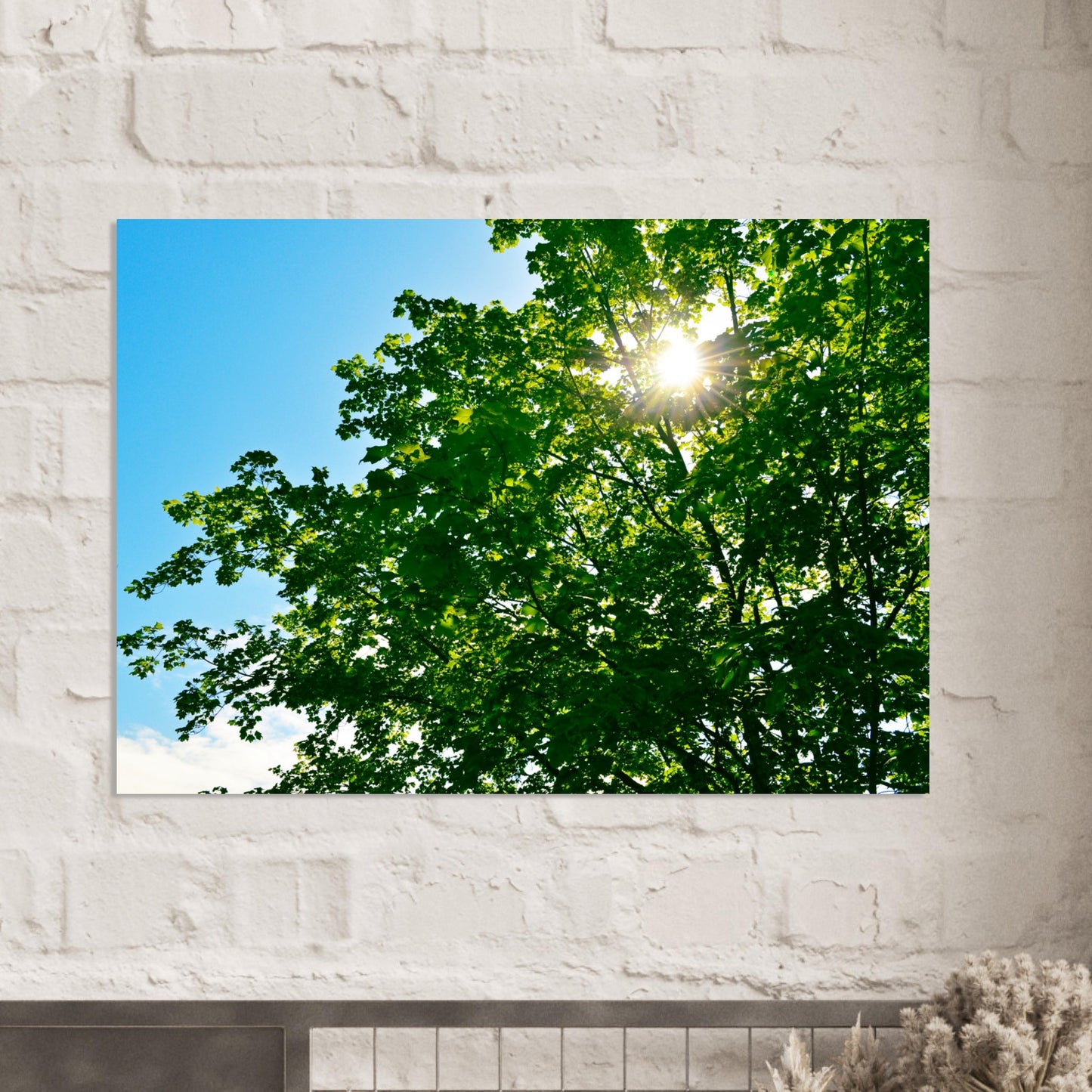 Sun-rays Through The Leaves - Premium Matte Paper Poster