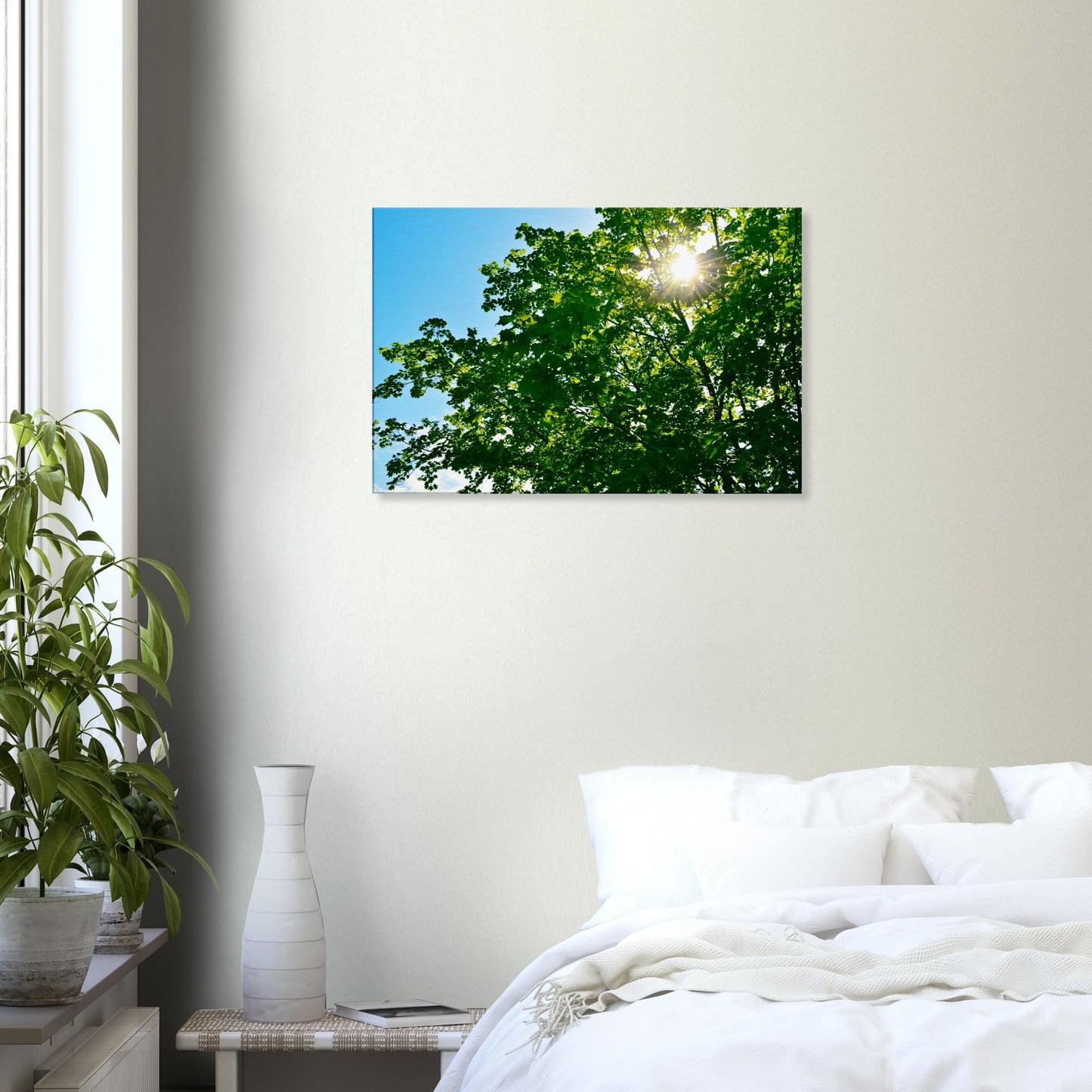 Sun-rays Through The Leaves - Canvas