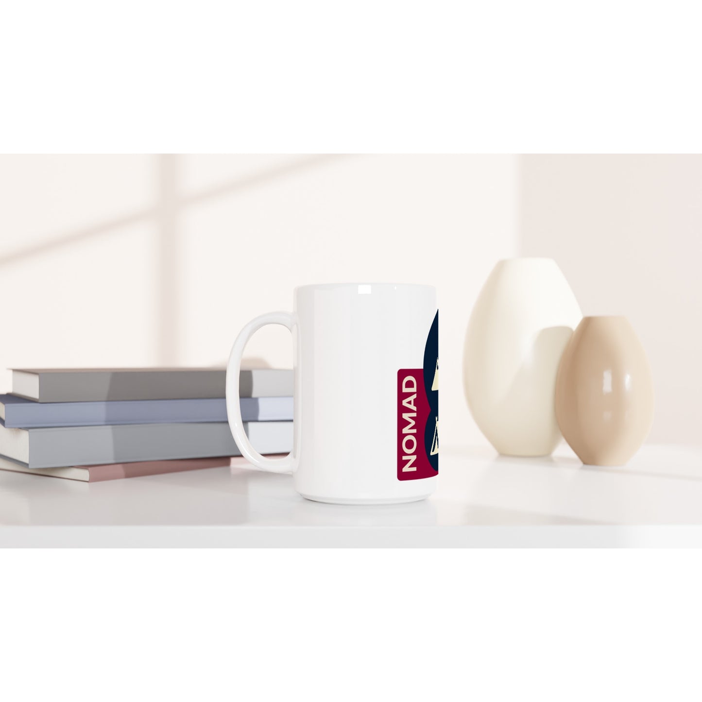 NOMAD White 15oz Ceramic Mug