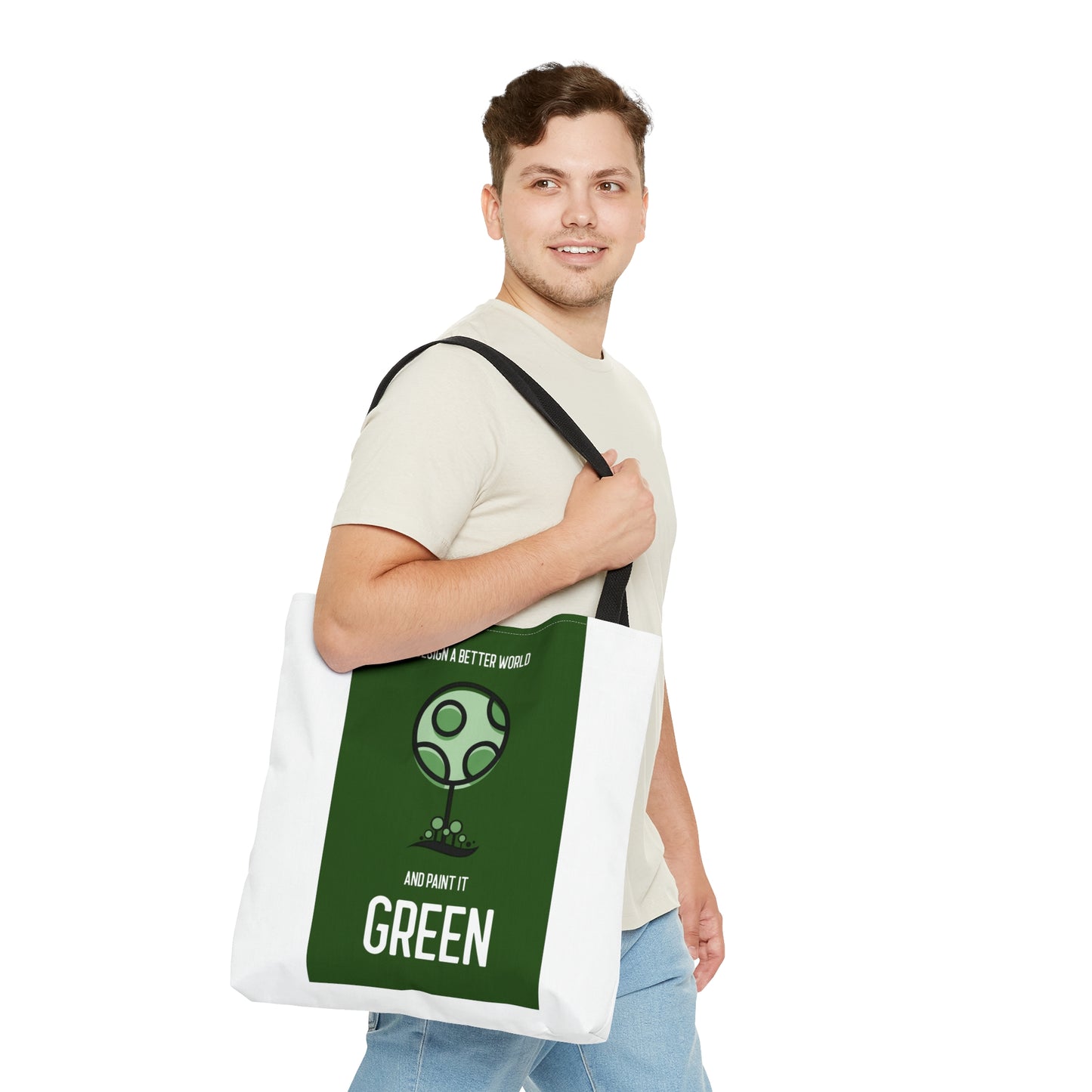 Paint the World Green Tote Bag