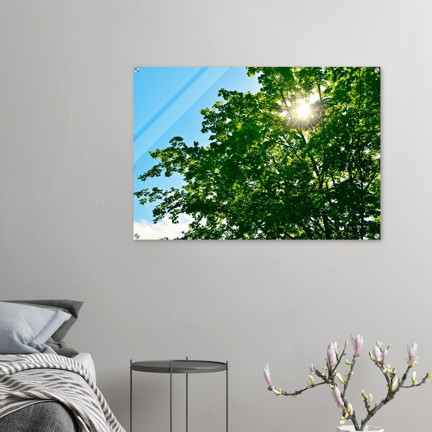 Sun-rays Through The Leaves - Acrylic Print