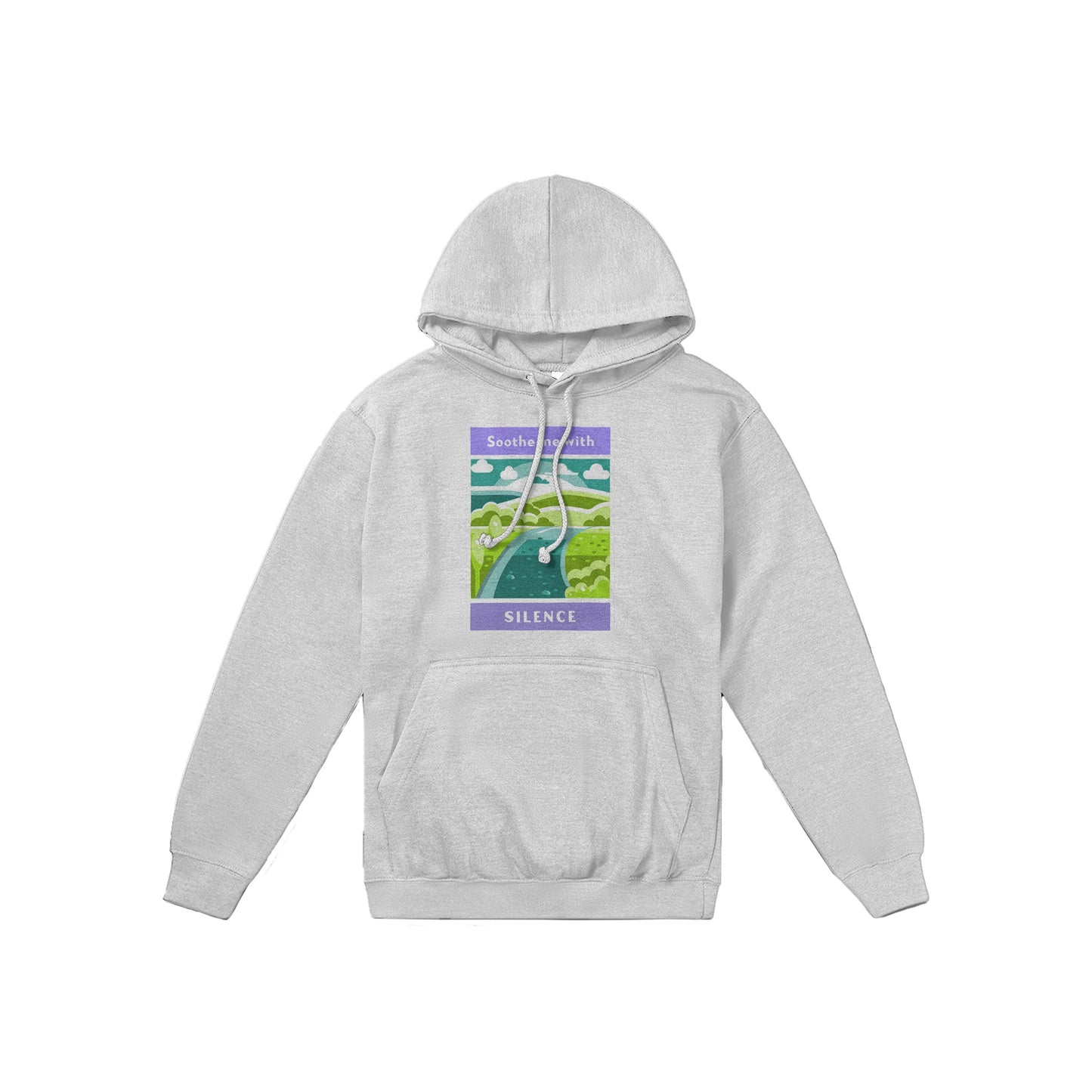 "Soothe Me with Silence" Open Road Premium Hoodie - Unisex