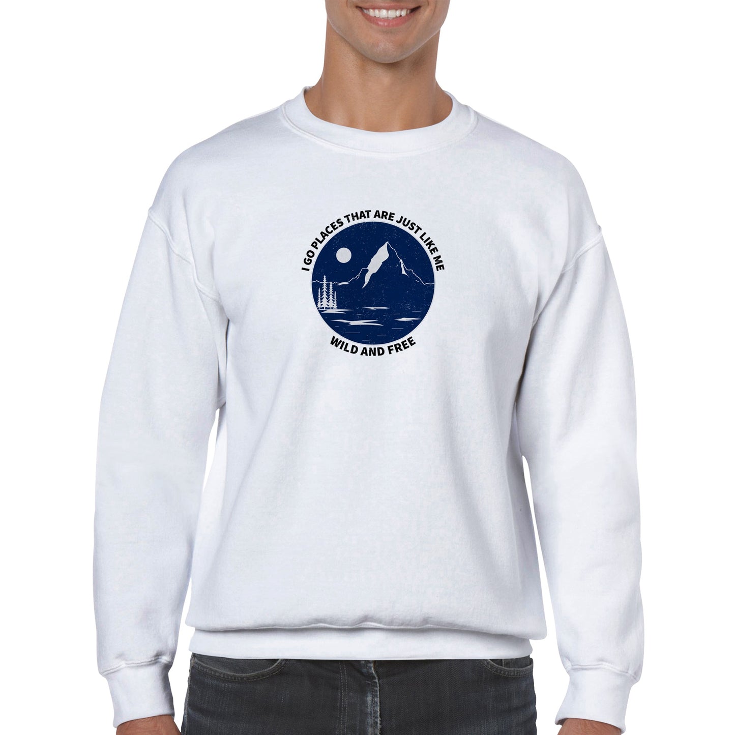 "Wild and Free" Crewneck Sweatshirt- Unisex