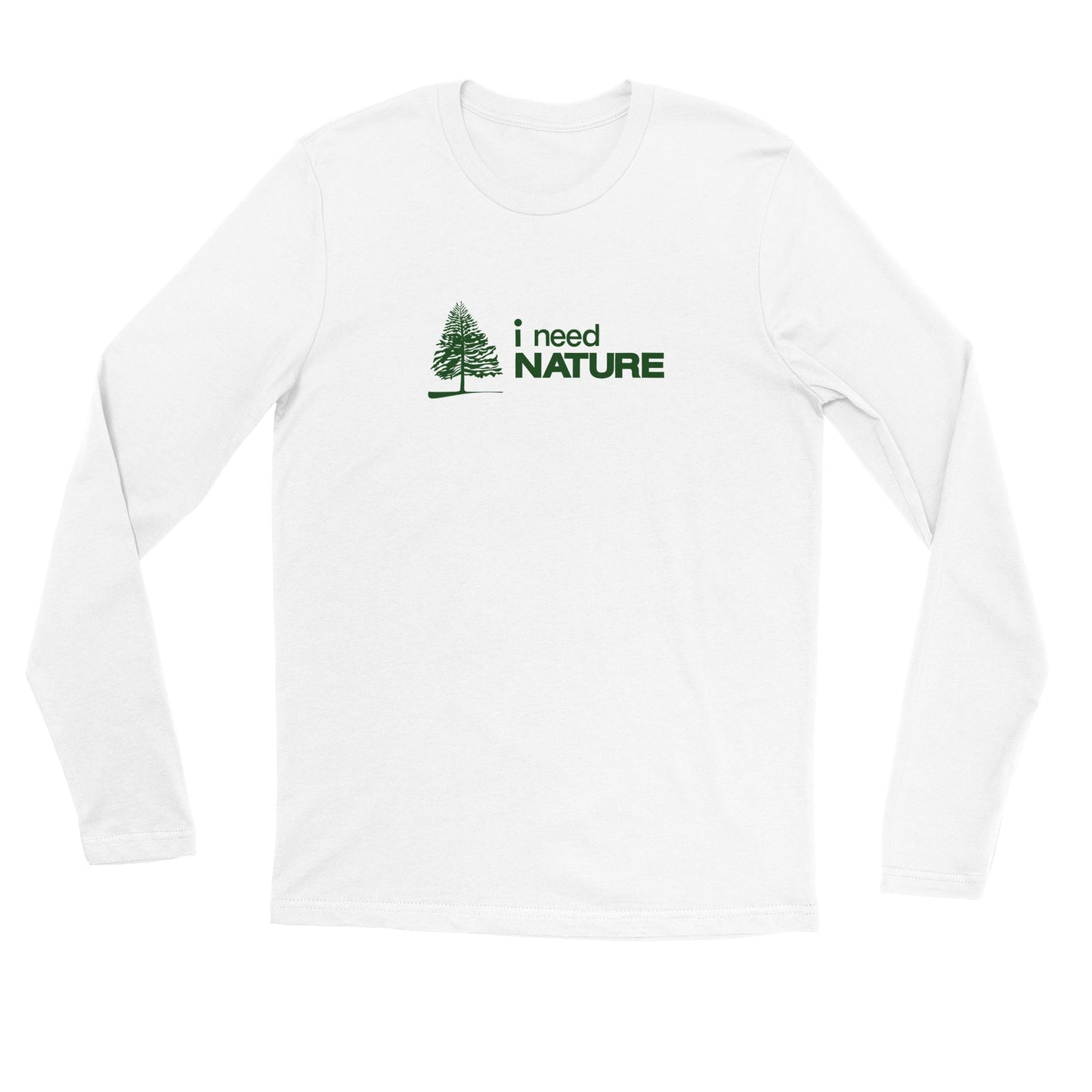 I Need Nature Logo Premium Longsleeve T-shirt - Unisex